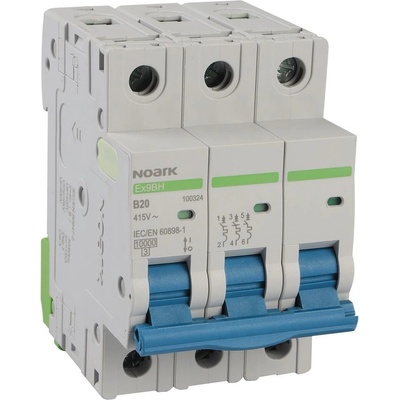 Noark Electric Ex9BH 3P B20 20A 3P B 10kA