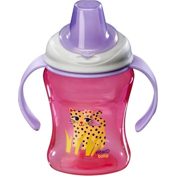 Vital Baby Чаша за лесно отпиване с подвижни дръжки 260 мл. Лилава Vital Baby (V-443968)