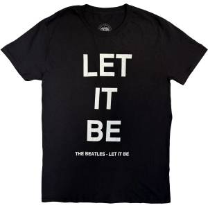 The Beatles Let It Be (Back Print) Black M Риза (BEATTEE341MB02)