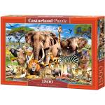 Castorland Пъзел Castorland от 1500 части - Животните в Саваната (C-151950-2)