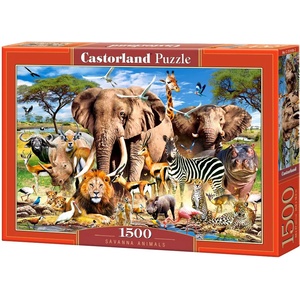 Castorland Пъзел Castorland от 1500 части - Животните в Саваната (C-151950-2)