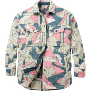 Passenger Дамска риза с копчета Passenger Women's East Recycled Polar Fleece Shirt - Slower Rhythms / Stormy Blue - размер XL (133-1224-0615)