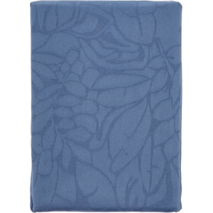 Södahl Покривка за маса Abstract Leaves Damask 140 x 270 см синя (28913)