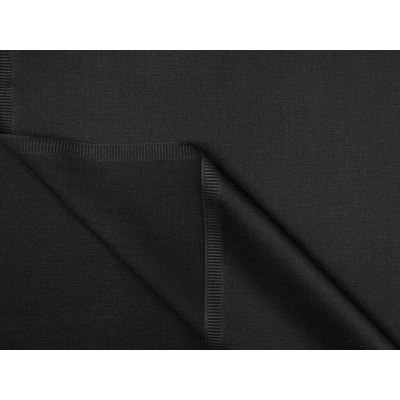 Mirtex Látka kepr NORD 245/26 Černá šíře 150cm Zbytková metráž