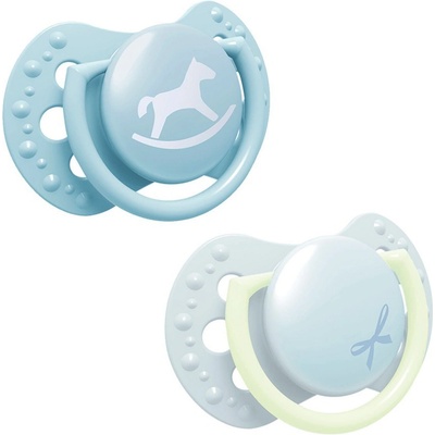 Lovi silikón dynamické cumlíky Baby Shower Boy modrá