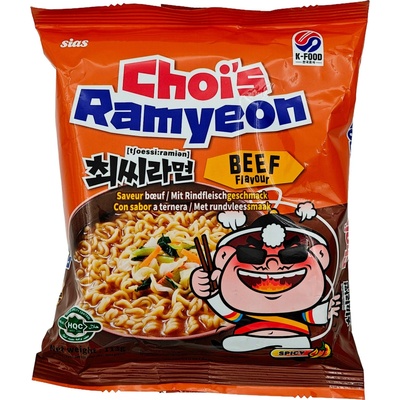 Choi's Polievka ostrá s hovädzou príchuťou Chois Ramyeon 113 g