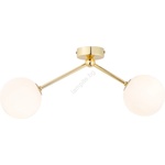 TK Lighting Плафон FAIRY 2xG9/8W/230V златист (TK6472)