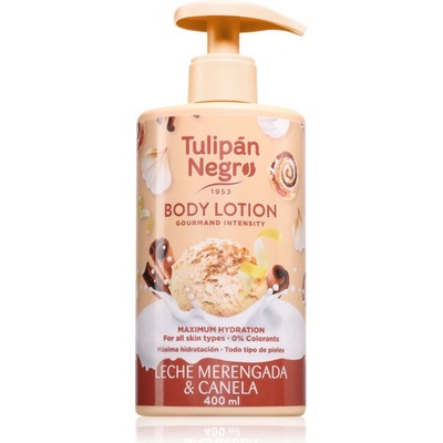 Tulipán Negro Leche Merengada & Canela хидратиращо мляко за тяло 400ml