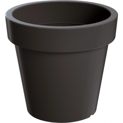 PlasticFuture Květináč Lofly sivý kámen, 24,5 cm