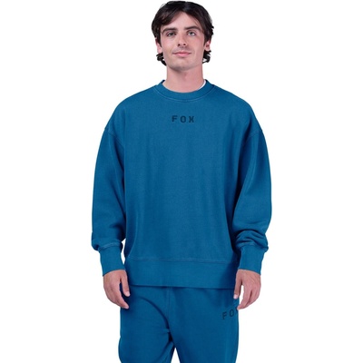 Fox Wordmark Oversized Fleece Crew twilight