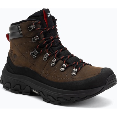 Jack Wolfskin Мъжки туристически обувки Jack Wolfskin Apex Hike Pro Leather Texapore Mid fawn