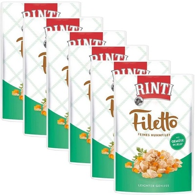 RINTI Капсула RINTI Filetto пиле + зеленчуци, 6 x 100 г