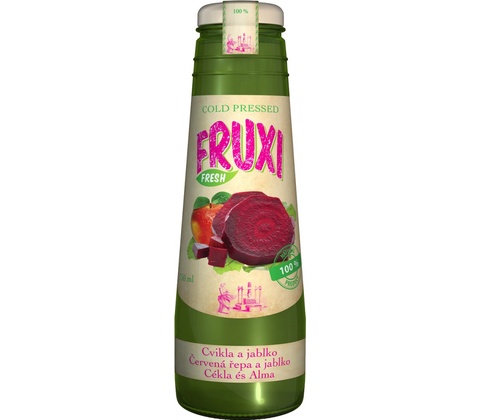Fruxi jablko cvikla 100% šťava 0,75 l