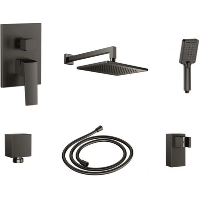 Inter Ceramic Душ система за вграждане rihanna, комплект, сива (8123191gg)