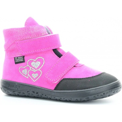 Jonap celoroční dětská obuv Jerry růžová devon srdce