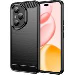 Techsuit Силиконов Калъф Techsuit Carbon Fibre Brushed за Honor 400 Pro, черен