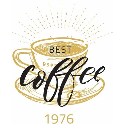 Ceduľa Best Coffe 1976