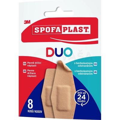 3M SPOFAPLAST Duo 612 náplasti obálka mix 8 ks