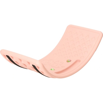 KIK Vyvažovacia doska s reliéfom 83x28cm ružová