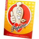 Kondomy, prezervativy Pepino Satisfaction 3ks