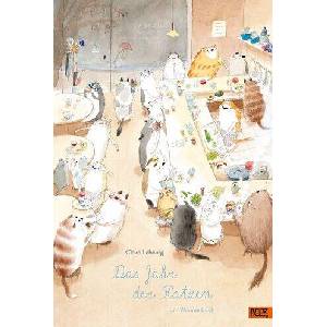 Das Jahr der Katzen. Ein Wimmelbuch | Claire Lebourg (ISBN: 9783407790187)