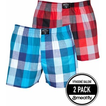 Meatfly мъжки боксерки Doug Blue / Red | Синя | Размер Meatfly | Sin | МЪЖЕ | M