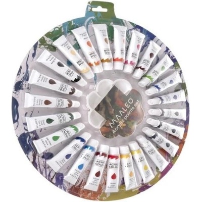 Maaleo 24725 akrylové barvy 24 ks 12 ml – Hledejceny.cz