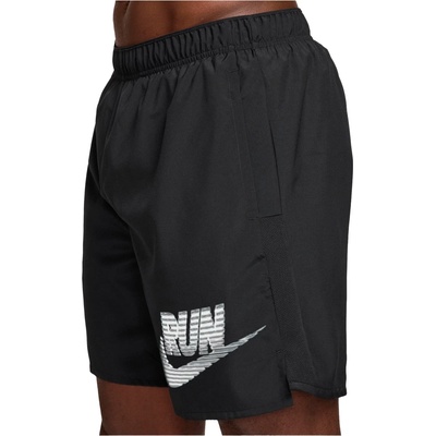 Nike Мъжки шорти за бягане Nike Dri-Fit Challenger Run Energy 7 Brief Shorts Running shorts - Black / White (012-4618-0113)