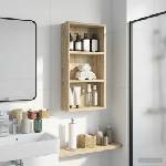 vidaXL Банен стенен шкаф Сонома дъб 30 x 10 x 60, 5 см (889321)