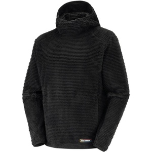 Salomon Мъжки поларен пуловер Salomon Thernova Fleece Hood Fleece jumper - Deep Black (005-7379-0212)