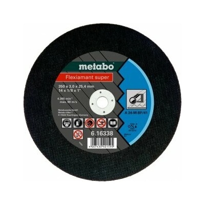 Metabo Flexiamant brusný kotouč 400 x 3,0 x 25,4 mm 616215000
