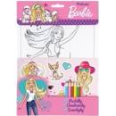 Barbie Omalovánky pastelky samolepky