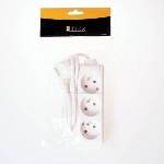 Libox 3 sockets, white, 1.5m (LB0080-1, 5)