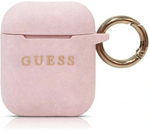 Guess silikonový kryt pro Apple AirPods GUACCSILGLLP