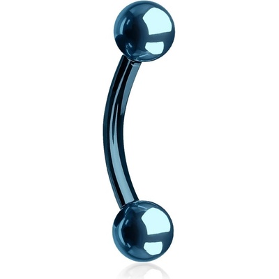 Šperky4U piercing do obočí světle modrá OB01046LB-1610
