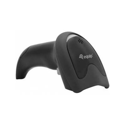 Htc equipement Equip 351021 четец на баркодове Ръчен баркод четец 1D/2D LED Черен