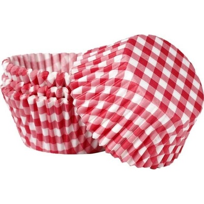 Cakesicq Cukrársky košíček červeno biele 50x30mm 50ks