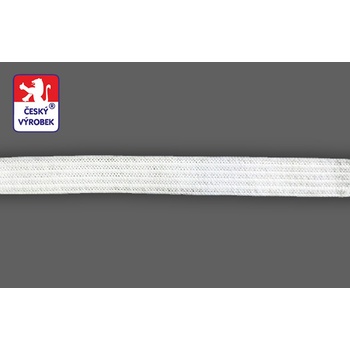 Darré PLOCHÁ GUMIČKA O ŠÍŘI 10 mm - BÍLÁ