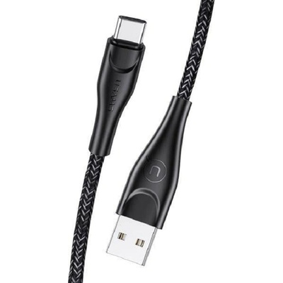 USAMS Кабел USAMS - SJ398USB01, USB-A/USB-C, 3 m, черен (SJ398USB01)