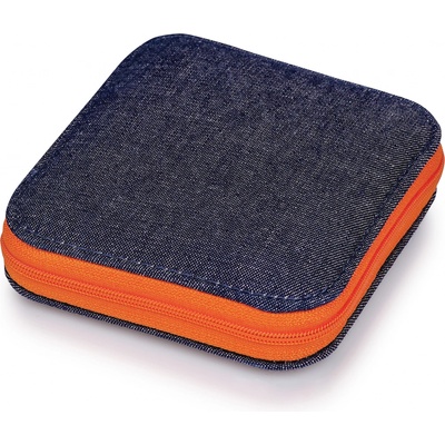 Prym Cestovní šitíčko denim 11 x 12 x 3 cm barva: oranžová – Zboží Dáma