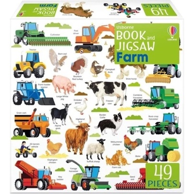 Usborne Book and Jigsaw Farm Nolan Kate