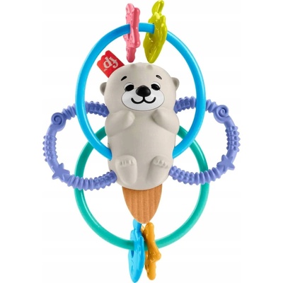 Fisher-Price kousátko na prořezávání zoubků s chrastítkem