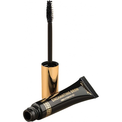 Armaf Beaute Enchanting Brow Fiber Eyebrow Gel fixační gel na obočí 01 Ebony 7,6 g