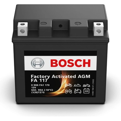 Мото акумулатор Bosch YTZ7S-BS 6Ah R+ (BOSCH 0 986 FA1 170)