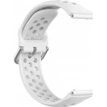 BStrap Silicone Dots remienok na Garmin Vivoactive 4s, white SGA007C02