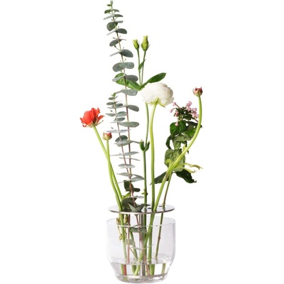Fritz Hansen Ваза IKEBANA 13 см, сребриста, стъкло, Fritz Hansen (FH840146)