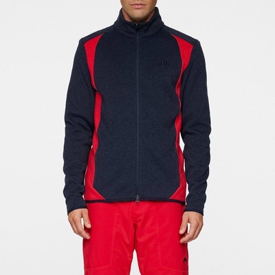 J.Lindeberg Steve Mid Layer tmavomodro-červená