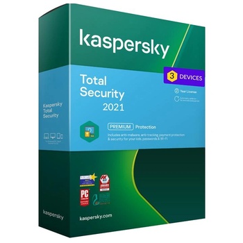 Kaspersky Total Security - 3 устройства / 2 години електронен лиценз KL1949OCCDS KL1949OCCDS електронен лиценз (KL1949OCCDS)