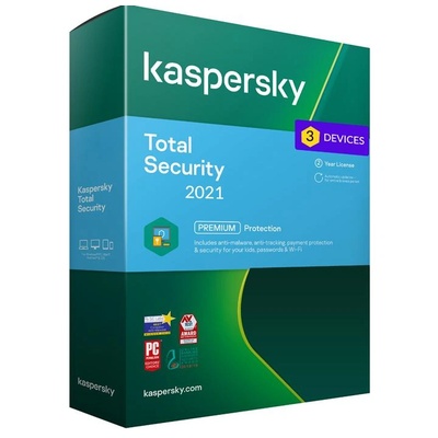 Kaspersky Total Security - 3 устройства / 2 години електронен лиценз KL1949OCCDS KL1949OCCDS електронен лиценз (KL1949OCCDS)