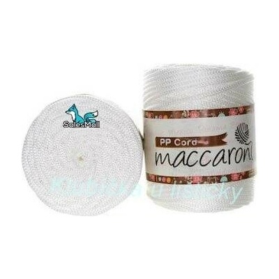 Maccaroni PP Cord 5mm bílá - 12